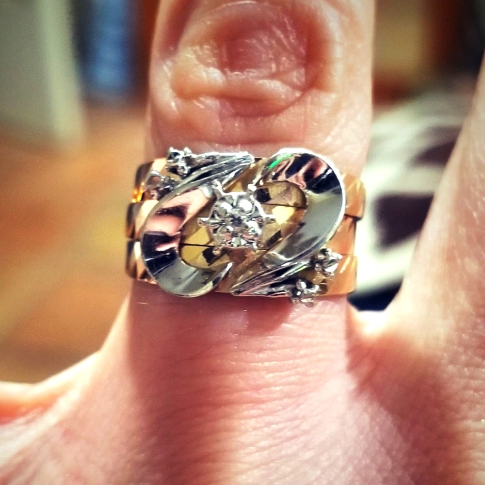 Custom 14K Handmade Vintage 💍 Diamond Ring 😯